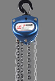 新萬福河特大橋建設中的手拉葫蘆